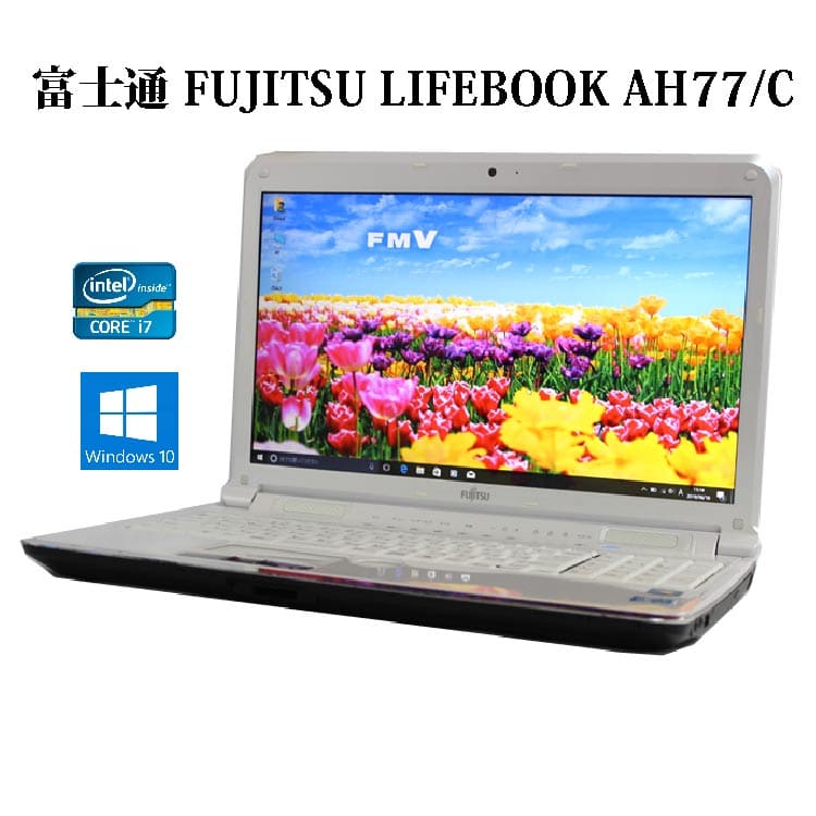 富士通 Corei7 メモリ8GB HDD750GB ノートパソコン 富士通 AH77/G☆ i7 