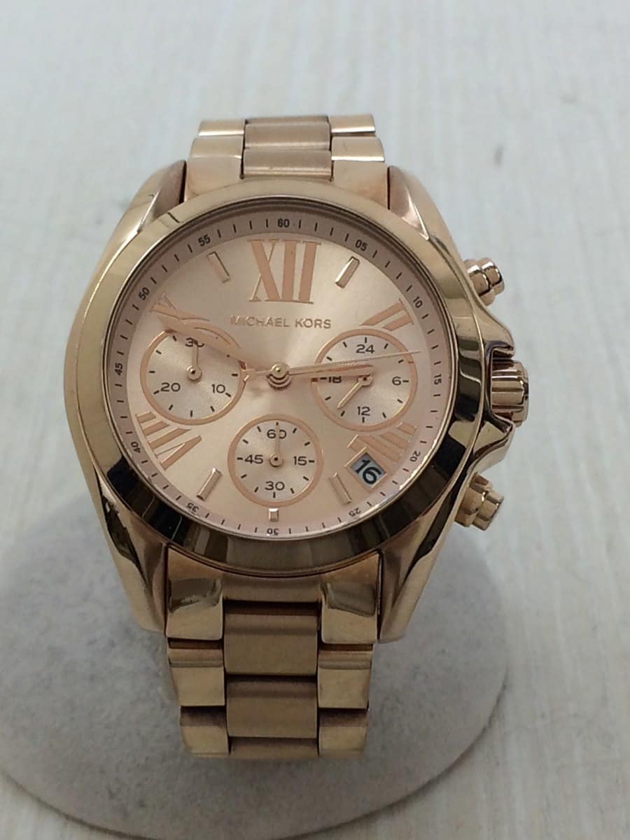 Used]MICHAEL KORS Quartz Analog Watch 
