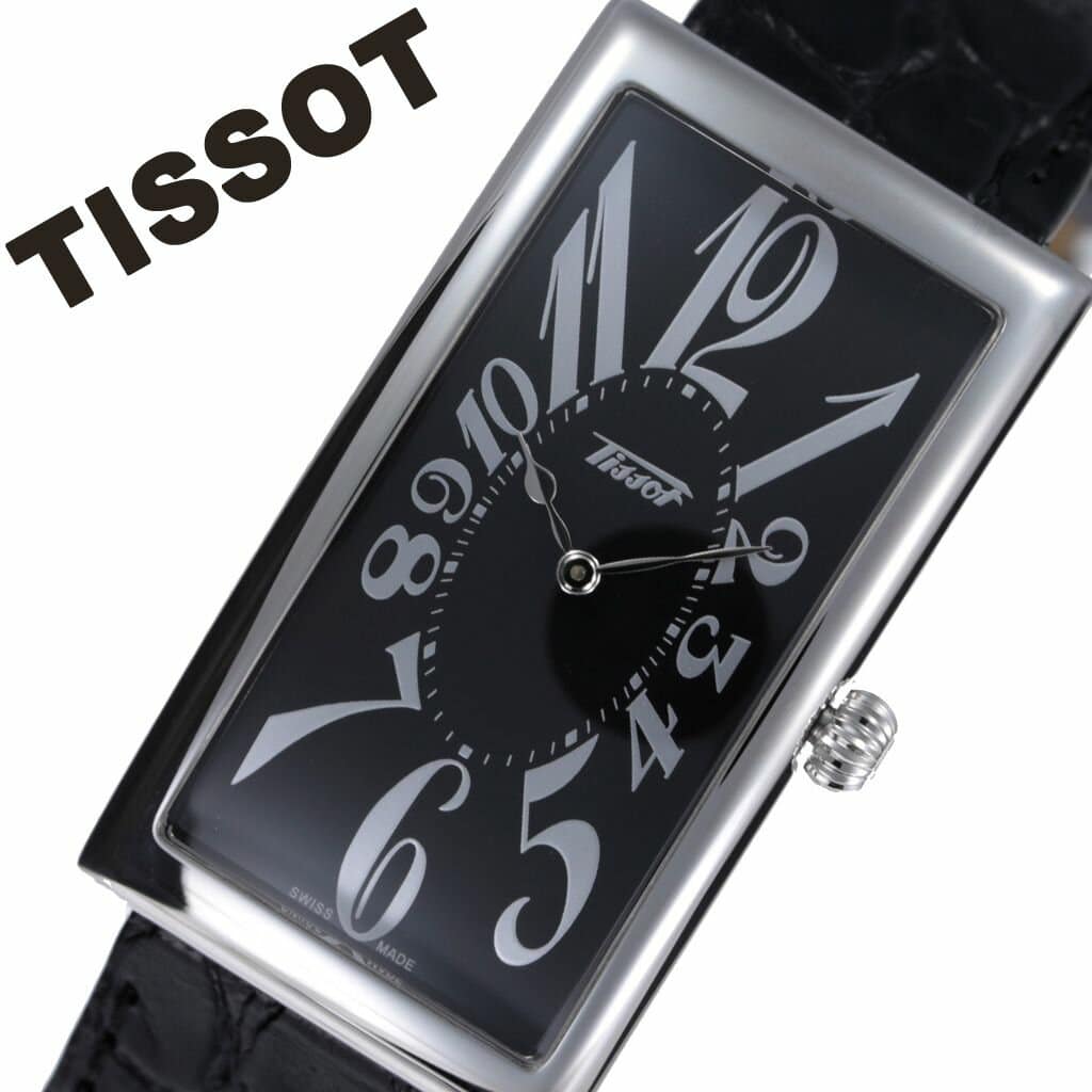 New]Tissot watch TISSOT clock Tissot clock TISSOT watch heritage banana  HERITAGE BANANA mens Lady's unisex Black T1175091605200 waterproofing high  quality type push leather leather belt Classic member of society - BE  FORWARD