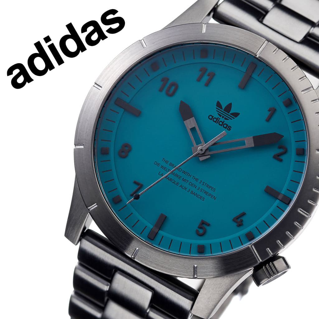 New]Adidas originals watch adidas Originals clock Adidas clock adidas watch  cipher M 1 Cypher_M1 mens Lady's green Z03-2917-00 round simple analog - BE  FORWARD Store