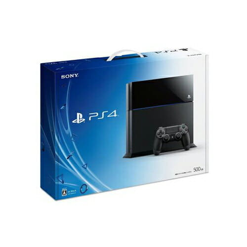 Used]PS4 PlayStation 4 Play Station 4 500GB jet Black CUH-1000AB01 