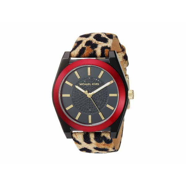 michael kors leopard watch