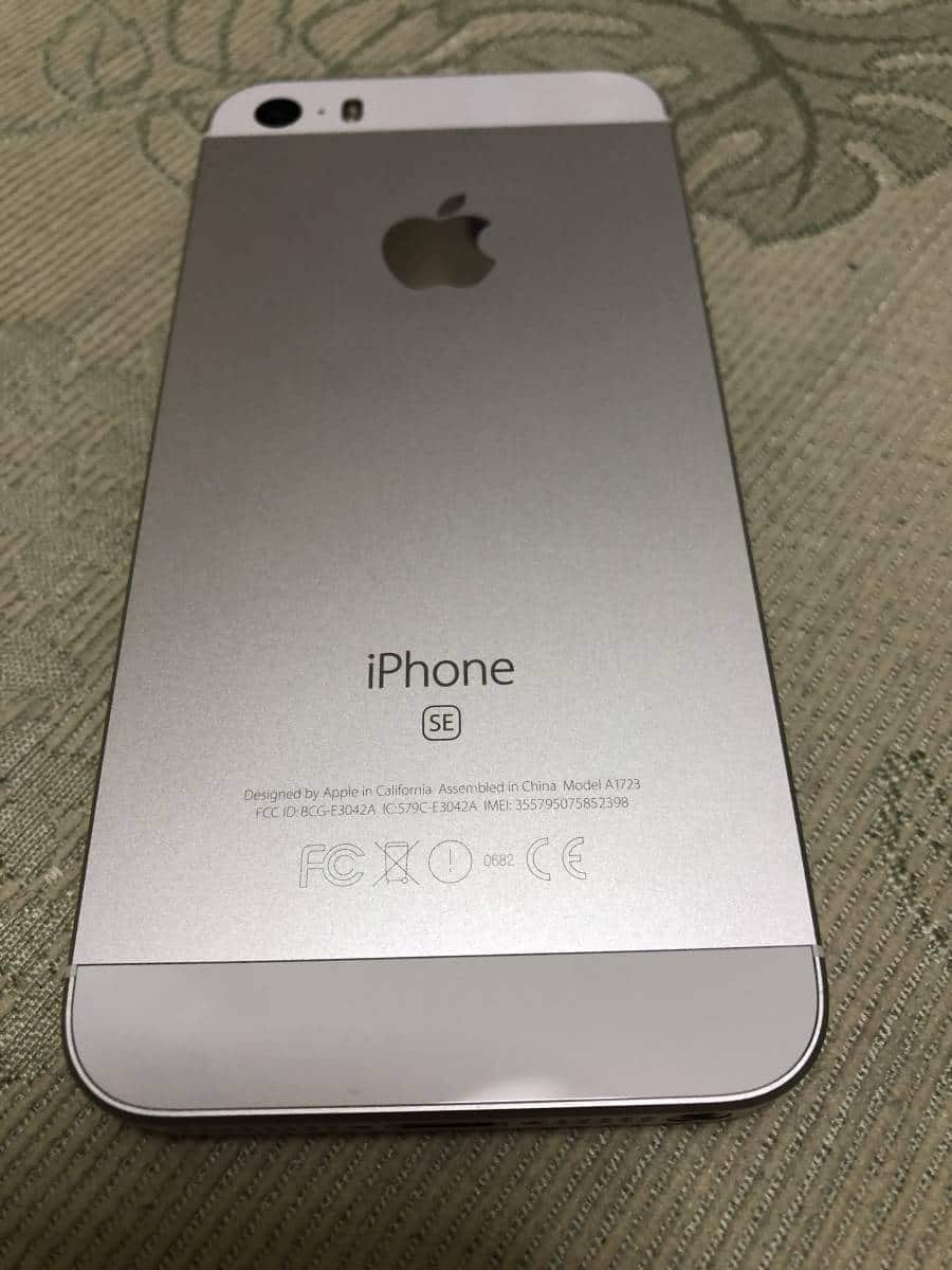 Used Apple Iphone Se 64gb Silver Mlm72j A Sim Free Be Forward Store