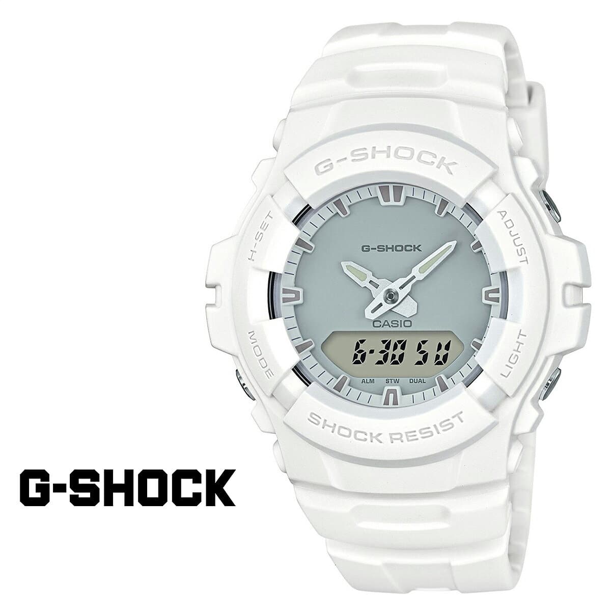 white g shock watch men's