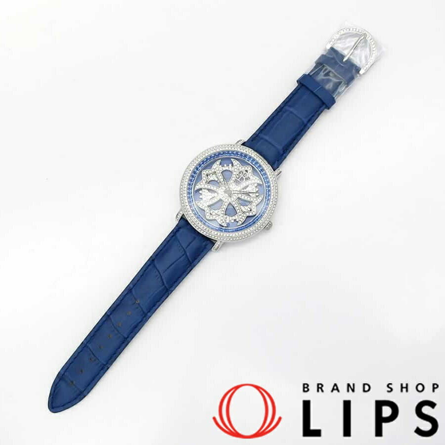 New]BRILLAMICO LILY Men's Swarovski Watch 46MM Blue/Silver