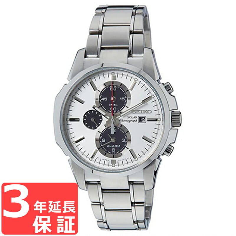 New]Seiko Men's Solar Chronograph Watch SSC083P1/SSC083PC - BE FORWARD Store