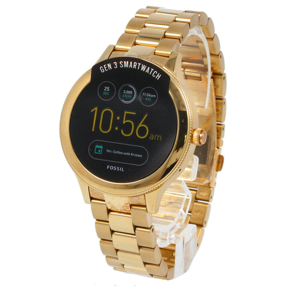 New]FOSSIL Q VENTURE Smart Watch Gold Stainless Steel for Unisex FTW6006 -  BE FORWARD Store