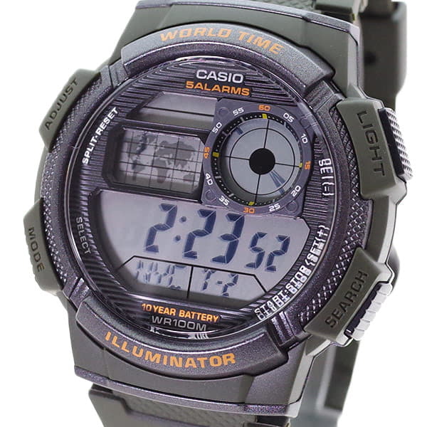 New]Casio watch unisex gray AE-1000W-3AV CASIO BE FORWARD Store