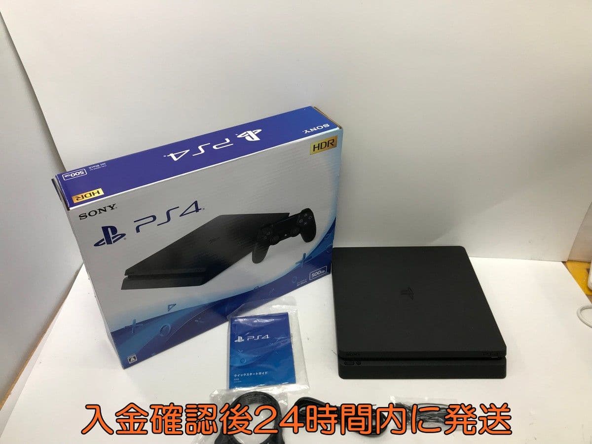 Used]PS4 PlayStation 4 Black 500GB (CUH-2200AB01) initialization, operation  check finished * controller missing part 5H0307-010yy/F4 - BE FORWARD Store
