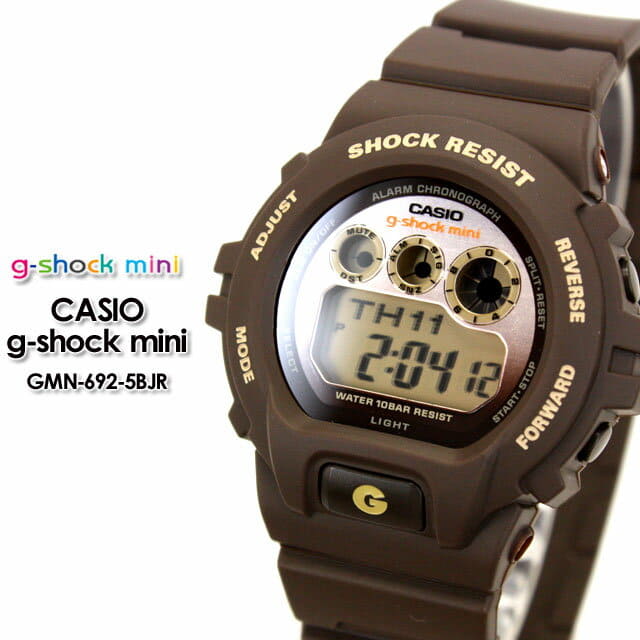 New Watch G Shock Mini Lady S For The G Shock Mini G Shock Mini Gmn 692 5bjr Brown Casio G Shock G Shock Mini Be Forward Store
