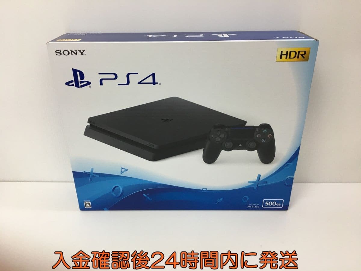 Used]PS4 CUH-2200A 500GB jet Black game PlayStation 4
