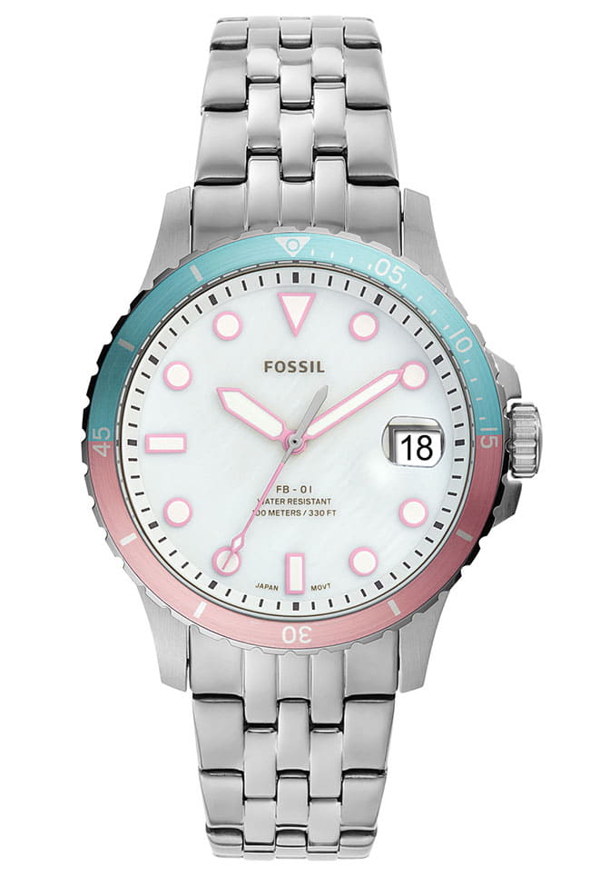 MOP Silver stainless steel FOSSIL FB 