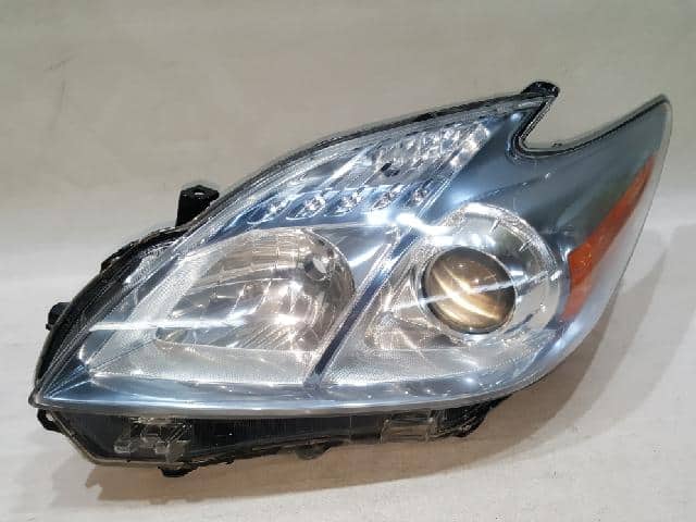 The automotive replacement for the passenger right side front headlight of Toyota Prius with a clear lens and halogen type is available on Amazon.com from AKKON.