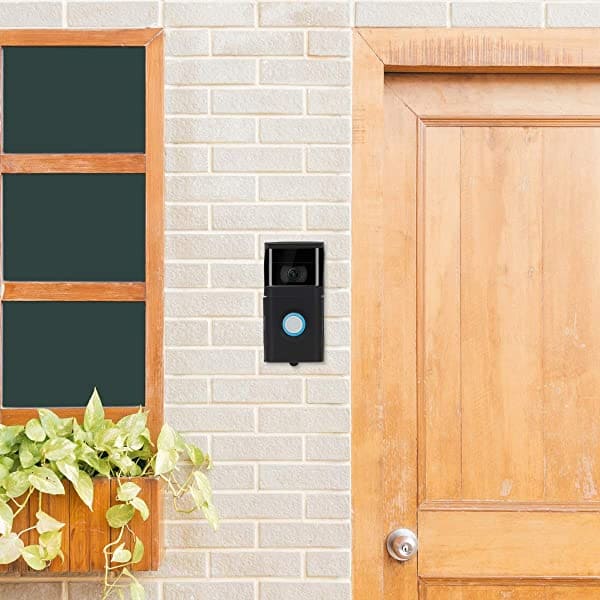 [New]Silicon case video doorbell protective cover black for ring