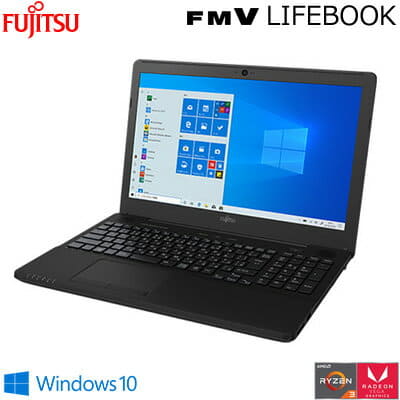 New]FUJITSU FMV LIFEBOOK AH Series Ryzen 3 256GB SSD /AH43/D3/156
