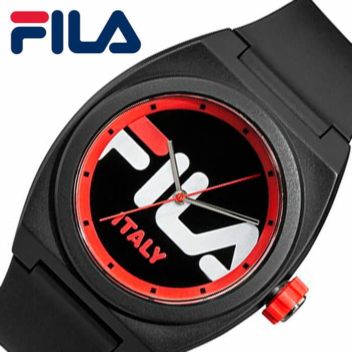 [New]Fila clock FILA watch Filastyle FILASTYLE mens Lady's Black 38