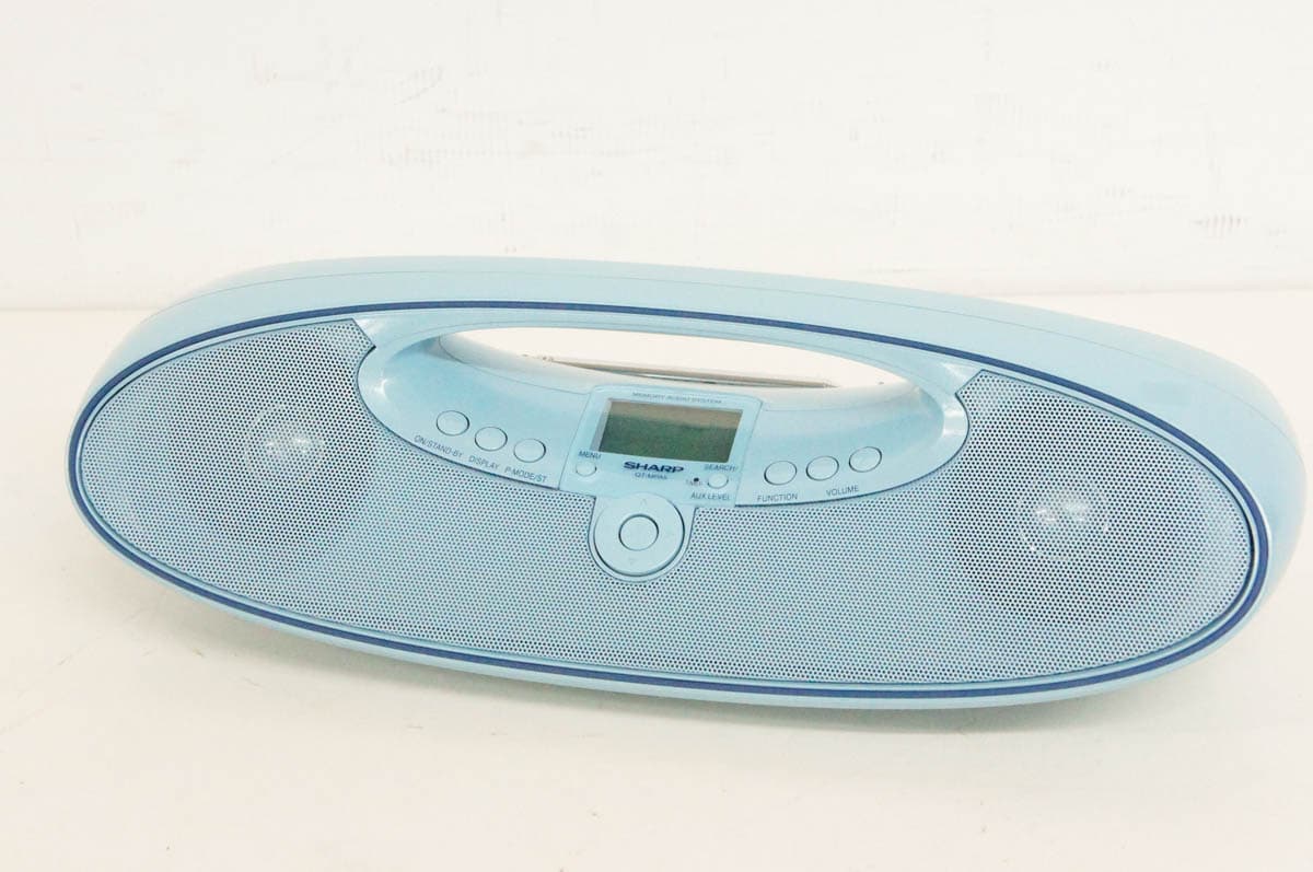 SHARP MUSIC CARRY メモリーオーディオシステム ブルー QT-MPA5