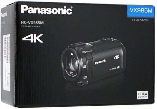 Used]Panasonic Digital 4K Video Camera 64GB HC-VX985M-K With