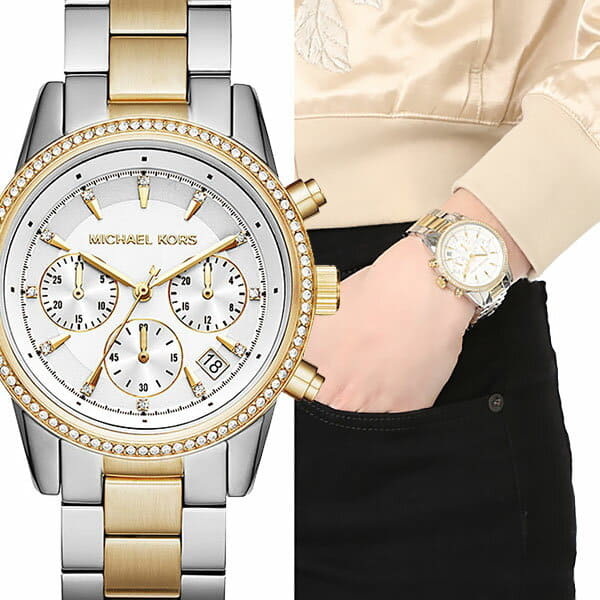 michael kors ritz watch gold