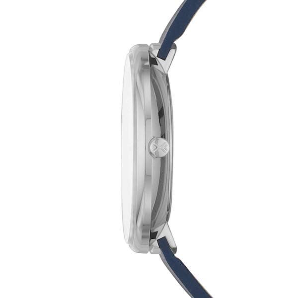 New]☆SKAGEN [Skagen] skw2812 blue leather Silver blue dial