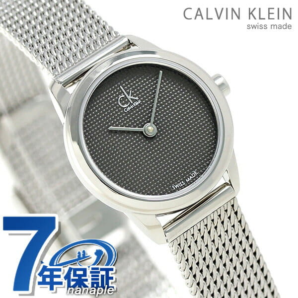 New]K3M2312X CALVIN KLEIN watch clock at card +18 time made in up to 64  times Calvin Klein minimal 24mm Lady's Switzerland - BE FORWARD Store