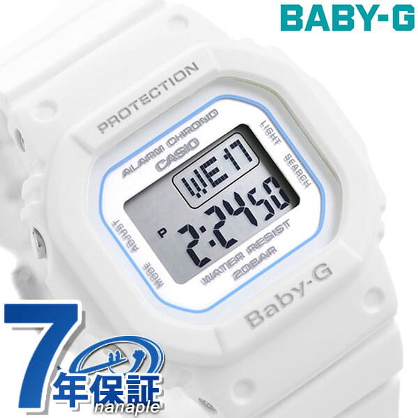 New]It is up to 64 times Baby-G quartz Lady's watch BGD-560-7DR Casio baby  G white at card +18 time - BE FORWARD Store