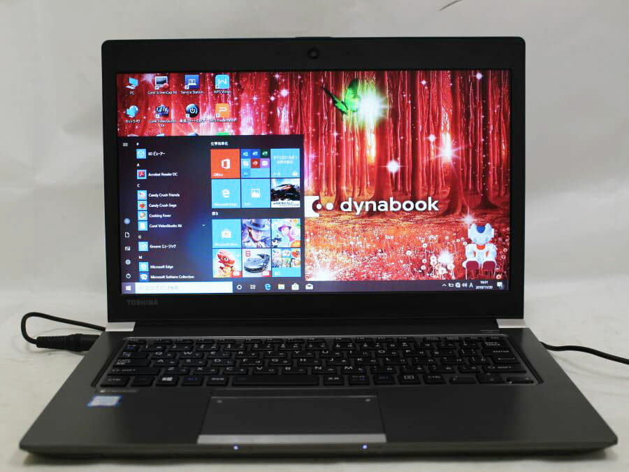 Used]quality goods 13 inches Toshiba thin dynabook R63/A Win10 six