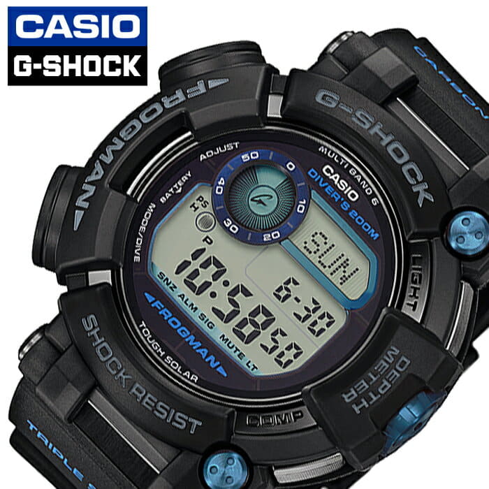 New G Shock Master Of G Frogman G Shock Frogman Watch Casio Casio Clock Mens Liquid Crystal Gwf D1000b 1jf Waterproofing Electric Wave Solar Screw Back World Time Tide Graph Moon Data Diving Sea Pool