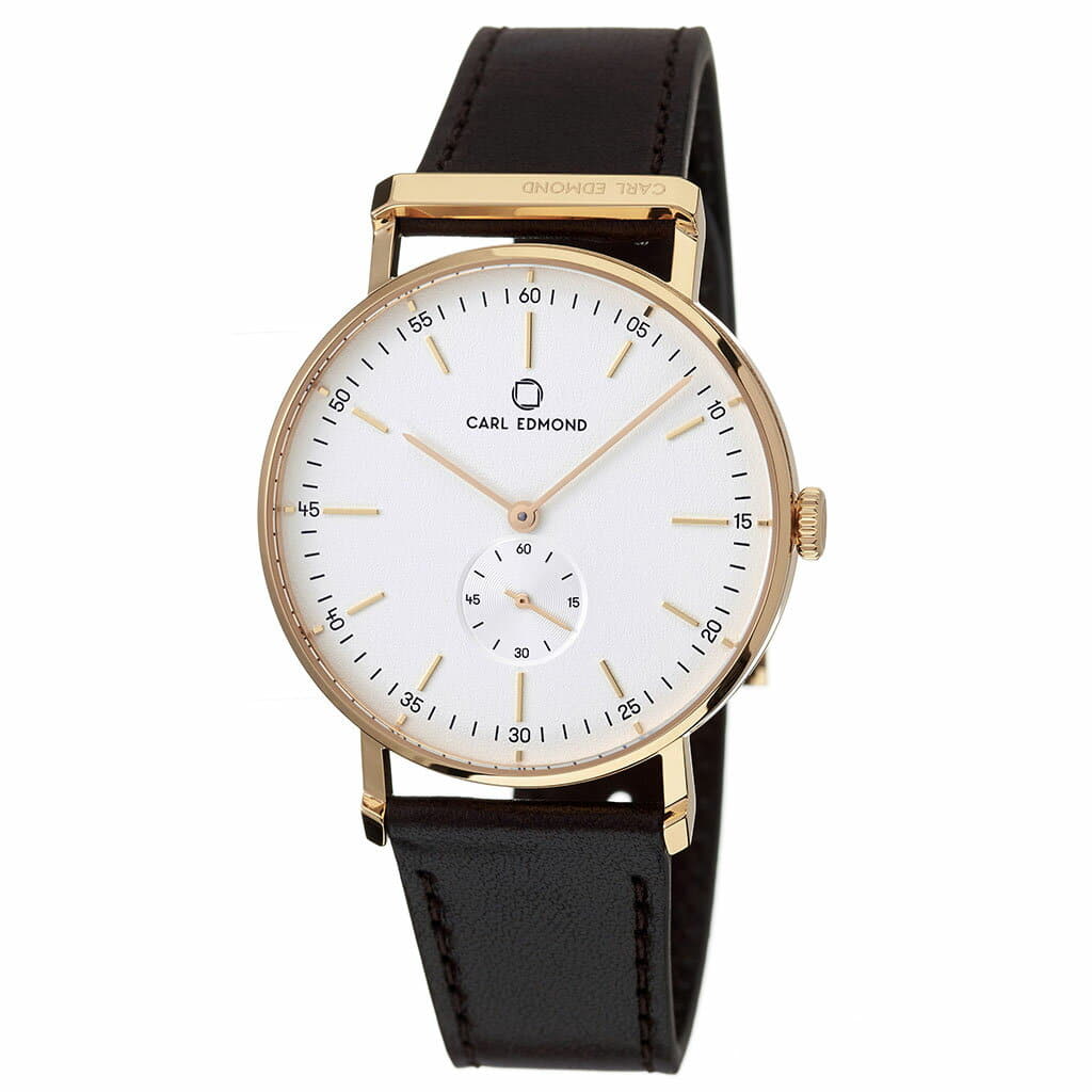 [New]Curl Edmond clock CARL EDMOND watch ryoritto Ryolit mens white ...