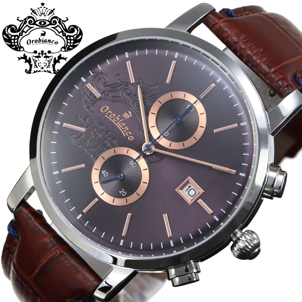 [New]Orobianco Certo clock Orobianco CERTO watch mens Black OR0070-1 ...