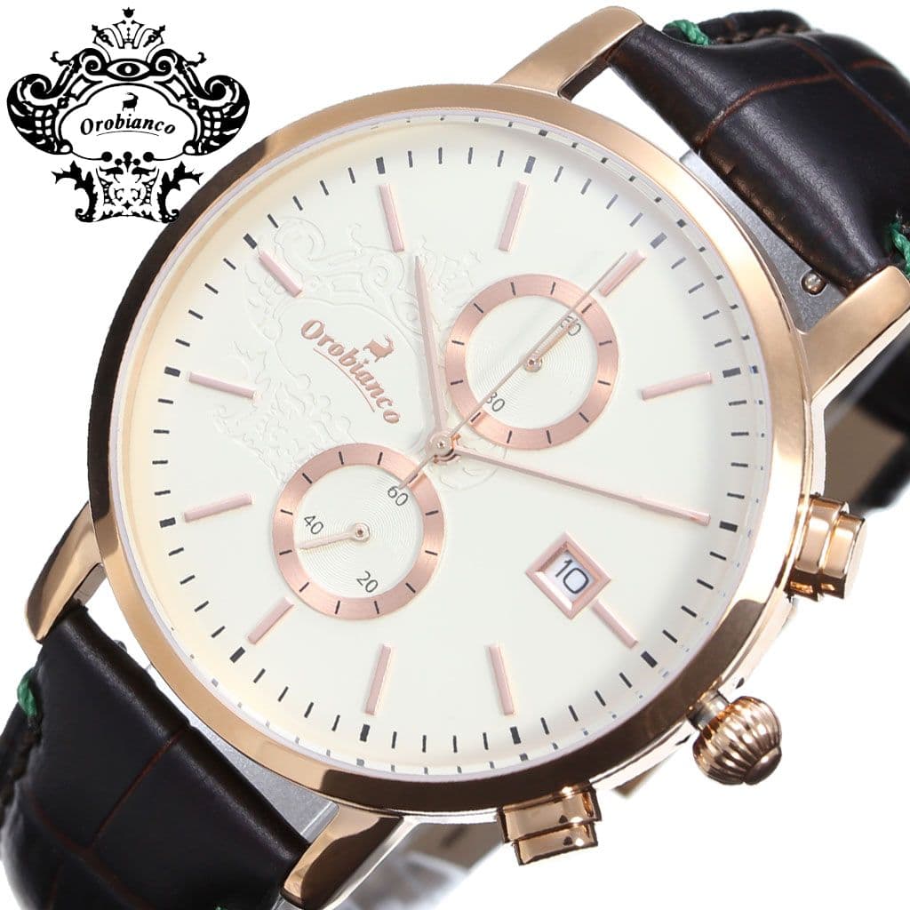 [New]Orobianco Certo clock Orobianco CERTO watch mens white OR0070-9 ...