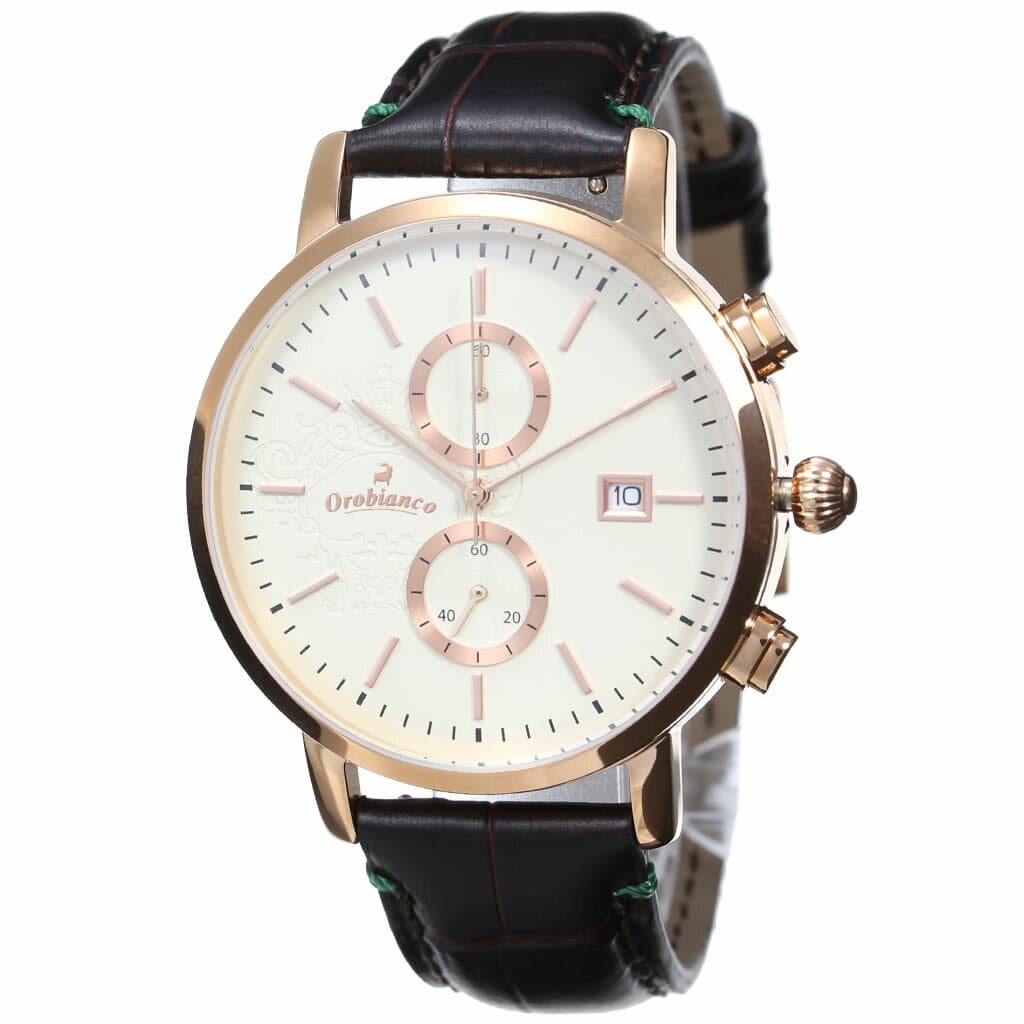 [New]Orobianco Certo clock Orobianco CERTO watch mens white OR0070-9 ...