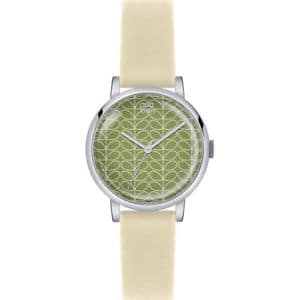 New Watch Lady s leather strap orla kiely patricia ladies leather strap watch ok2033oknp BE FORWARD Store