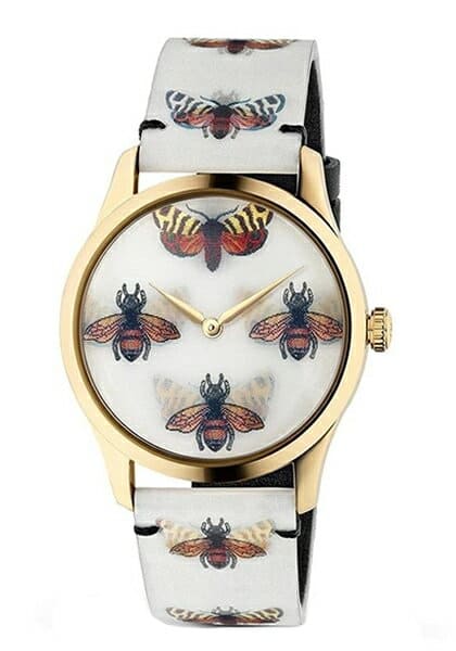 New]Gucci clock GUCCI watch G-Timeless Hologram Bees & Butterflies 
