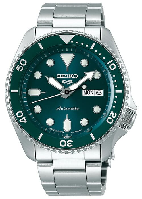 New]Seiko 5 Sports Men's Mechanical Automatic Winding Watch Green