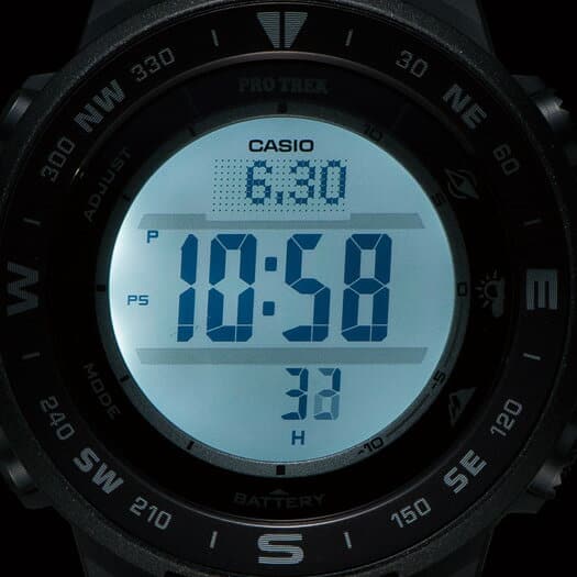 New Up To 30 000 Yen Off Up To 47 Times Casio Pro Trek Prg 330 1jf Mens Watch Solar Digital Black Triple Sensor Be Forward Store