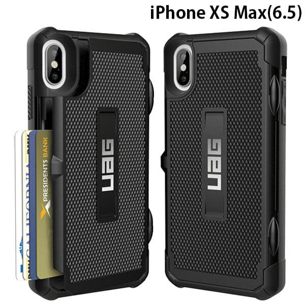 New][cat POS ] UAG XS Max TROOPER case (card storing) Black Black # UAG-IPH18LN-BK  yueji (iPhoneXSMax case) [PSR] - BE FORWARD Store
