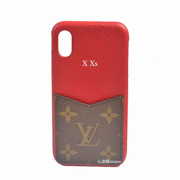 New]Louis Vuitton Bumper Case IPhone X/Xs Calf Leather/Monogram/Scarlet Red  M68894 - BE FORWARD Store