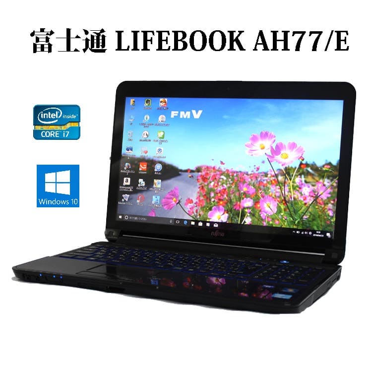 タッチパネル！AH77/K Windows10 Office2016 i7-3632QM メモリ12GB 