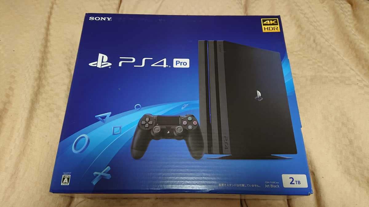 [Used]PS4 PlayStation 4 Pro 2TB Black CUH-7200