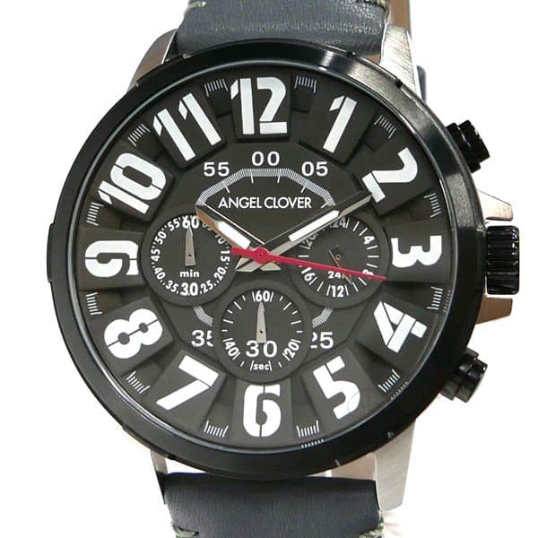 New 1200 It Is Angel Clover Mens Bump Vamp Chronograph 44mm Black X Gray Bu44bk Gry Until 4 12 23 59 Be Forward Store