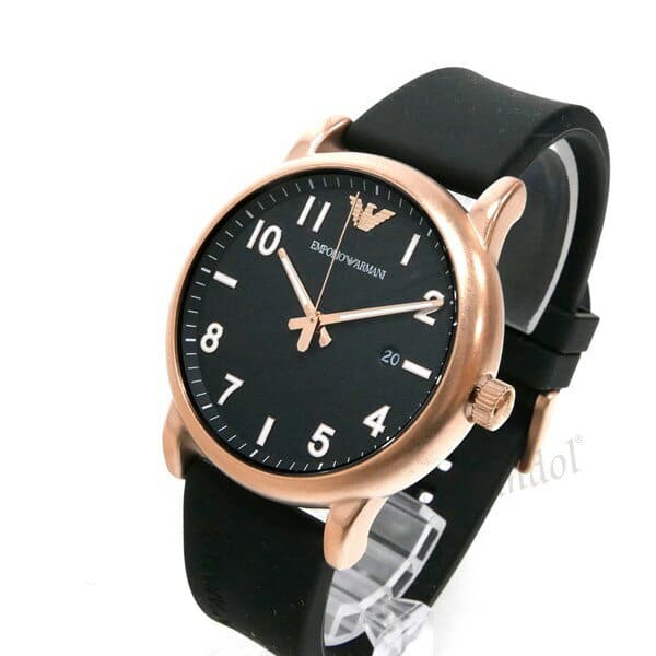 [New]Emporio Armani Men's Watch Luigi 43mm Black/Rose Gold AR11097 - BE ...