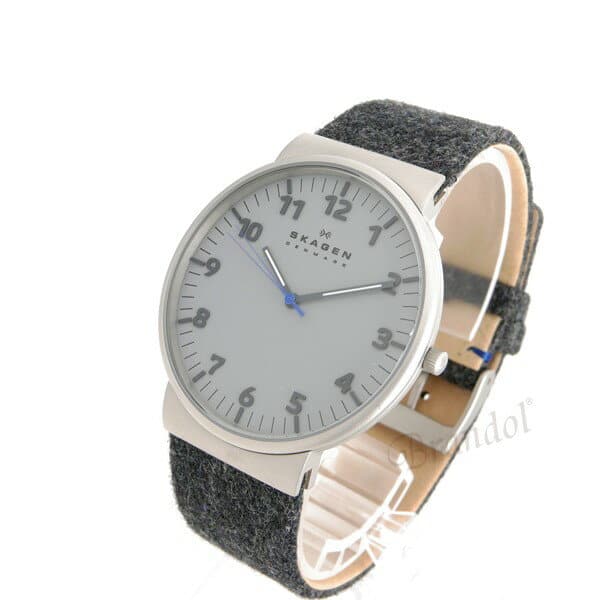 New]Skagen Men's Watch Ancher 40mm Gray/Black SKW6097 BE FORWARD
