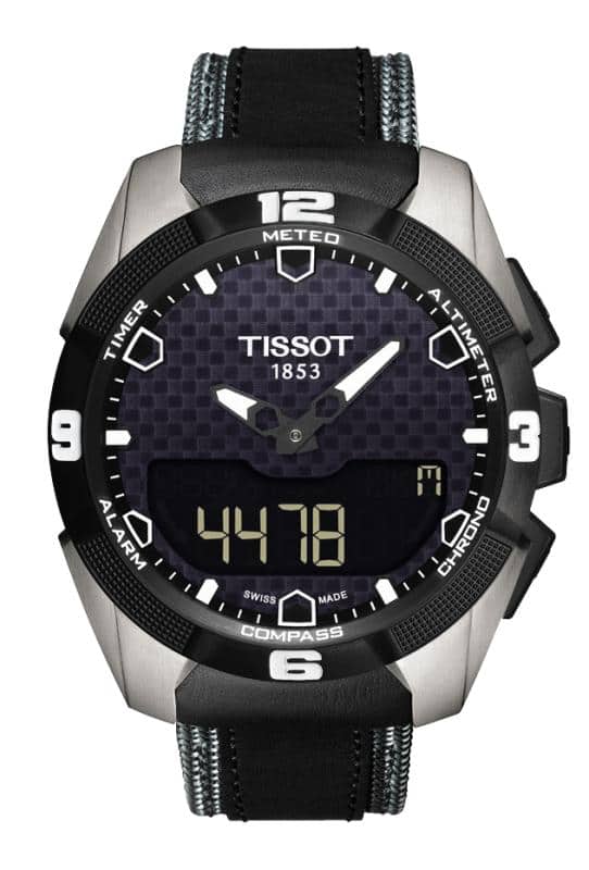 New Use of TISSOT TISSOT T touch Expert solar long awaited photovoltaic power generation titanium case fabric leather strap P10