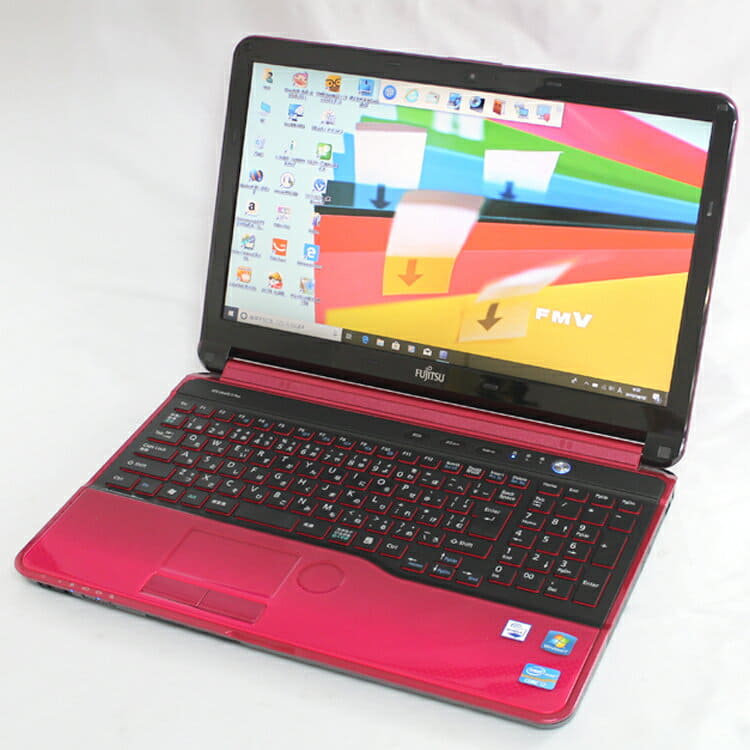 Fujitsu ノートPC グリーン AH FMVA54HR 【公式通販】