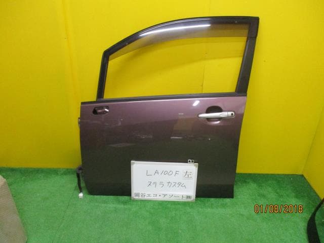 ステラ DBA-LA100F 左 フロントドア 67002-B2310 ステラ DBA-LA100F 左フロントドア 272388
