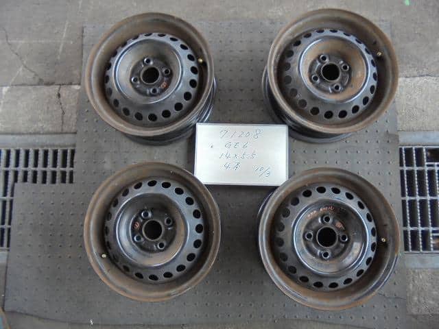 [Used]Fit GE6 steel wheel - BE FORWARD Auto Parts