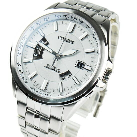 New radio time signal wristwatch waterproofing for the CITIZEN