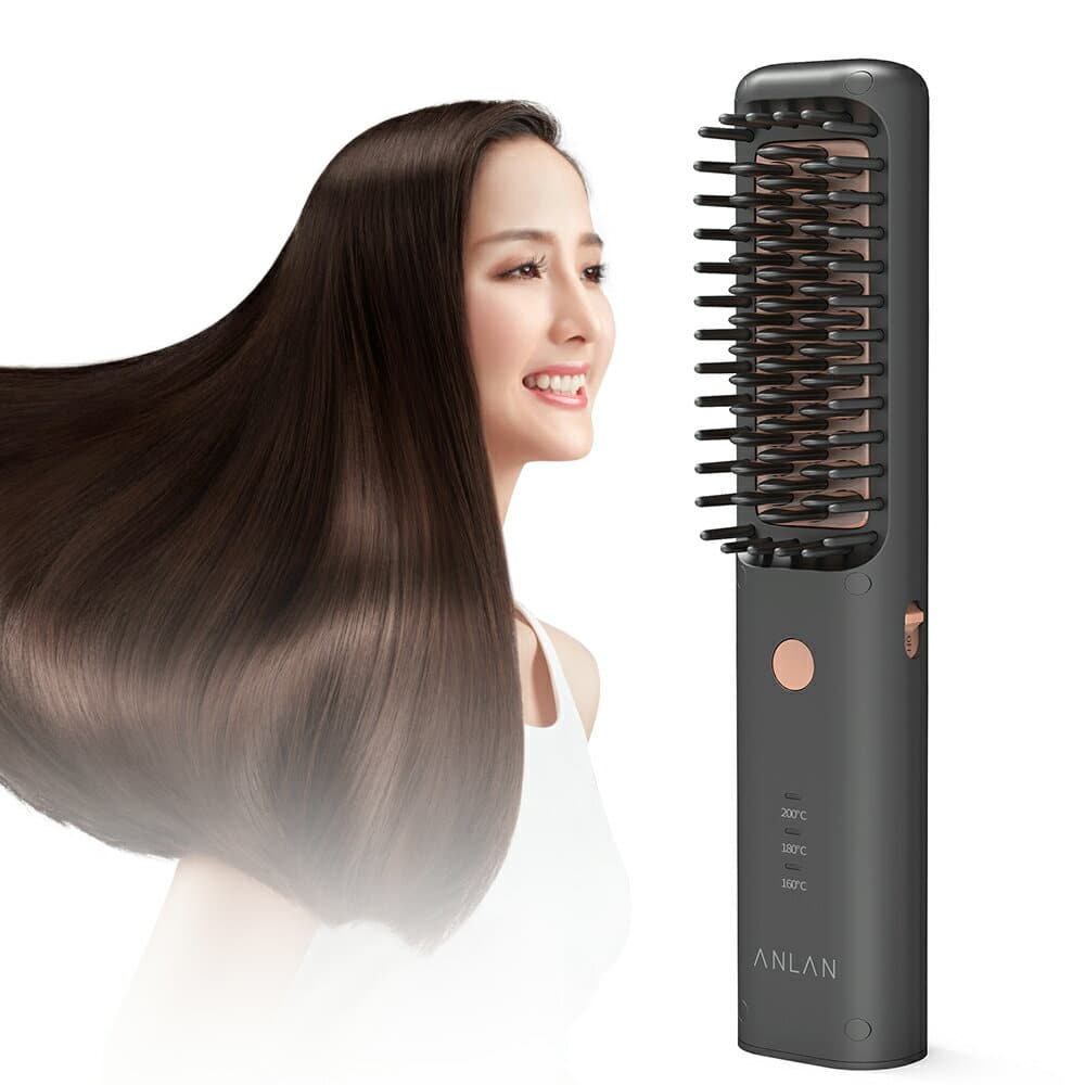 cordless heated hair brush