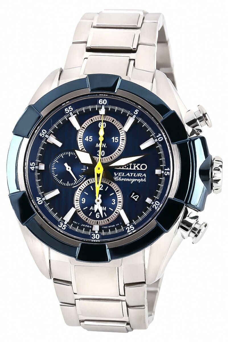 New SEIKO SNAF41P1 SEIKO seawife chula quartz Chronograph 100m
